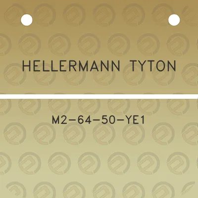 hellermann-tyton-m2-64-50-ye1