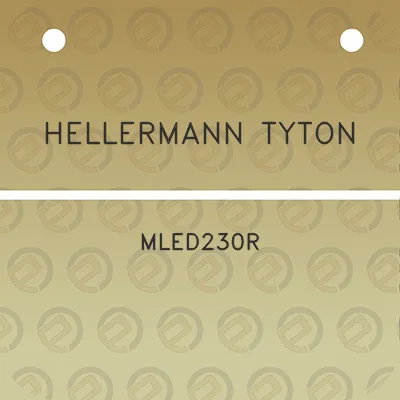 hellermann-tyton-mled230r