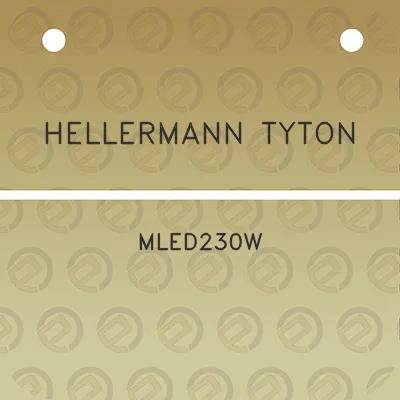 hellermann-tyton-mled230w