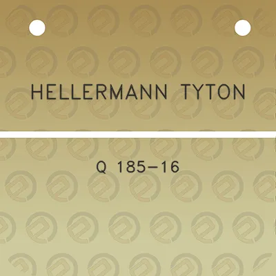 hellermann-tyton-q-185-16