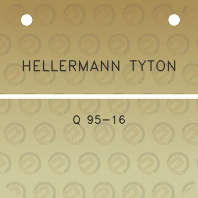 hellermann-tyton-q-95-16