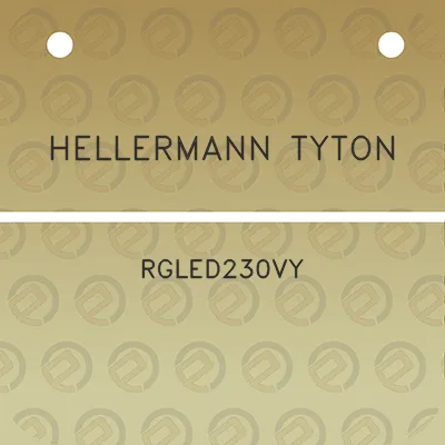 hellermann-tyton-rgled230vy