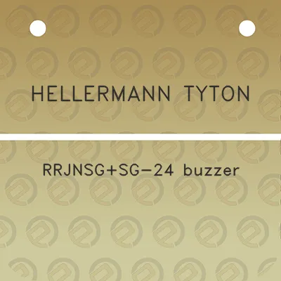 hellermann-tyton-rrjnsgsg-24-buzzer