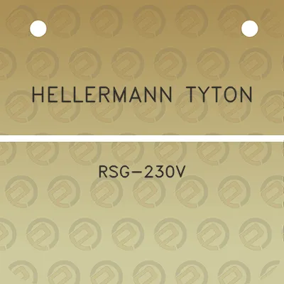 hellermann-tyton-rsg-230v