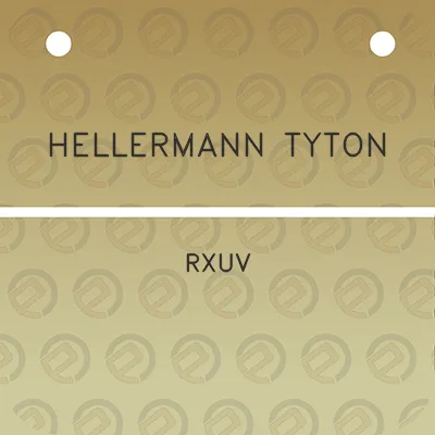 hellermann-tyton-rxuv