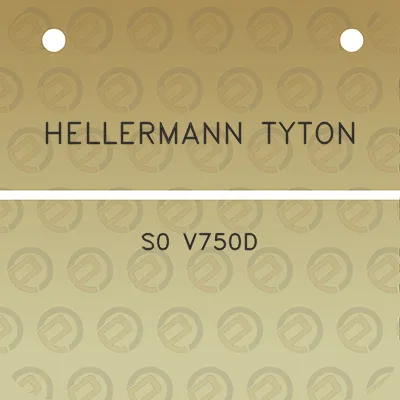 hellermann-tyton-s0-v750d