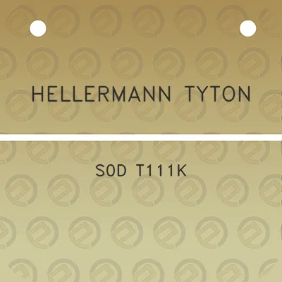 hellermann-tyton-s0d-t111k