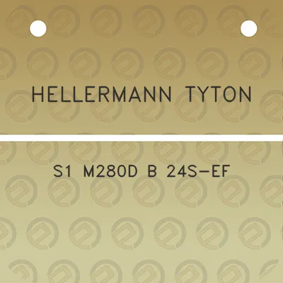 hellermann-tyton-s1-m280d-b-24s-ef