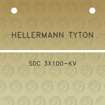 hellermann-tyton-sdc-3x100-kv