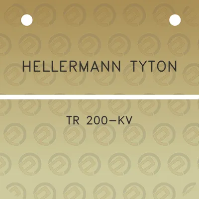 hellermann-tyton-tr-200-kv