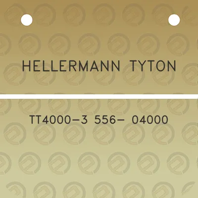 hellermann-tyton-tt4000-3-556-04000