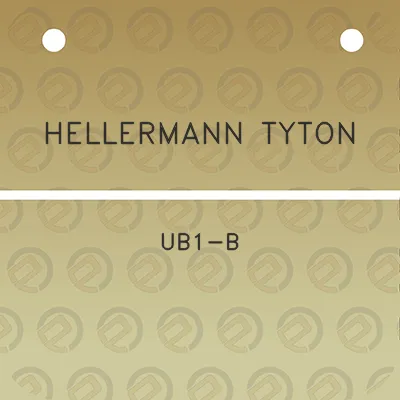 hellermann-tyton-ub1-b