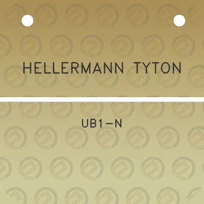 hellermann-tyton-ub1-n