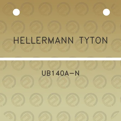 hellermann-tyton-ub140a-n