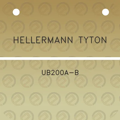 hellermann-tyton-ub200a-b