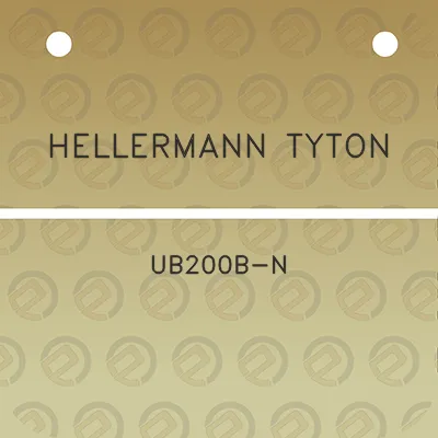 hellermann-tyton-ub200b-n