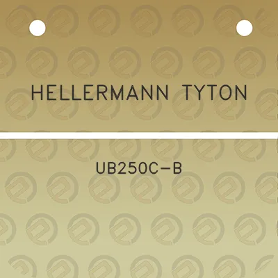 hellermann-tyton-ub250c-b