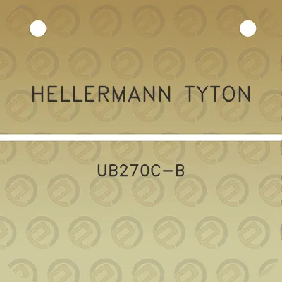 hellermann-tyton-ub270c-b