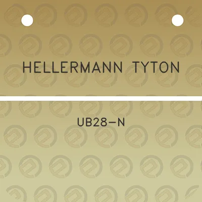 hellermann-tyton-ub28-n