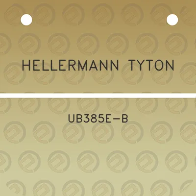 hellermann-tyton-ub385e-b