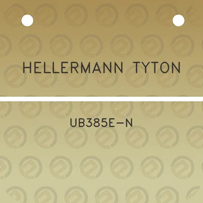 hellermann-tyton-ub385e-n