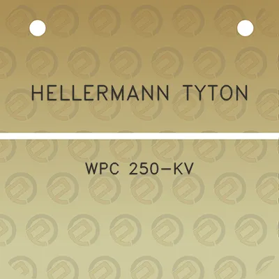 hellermann-tyton-wpc-250-kv