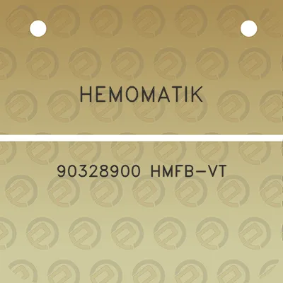 hemomatik-90328900-hmfb-vt