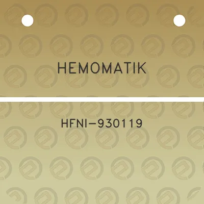 hemomatik-hfni-930119