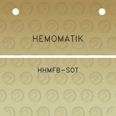 hemomatik-hhmfb-sot