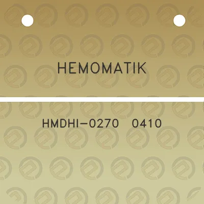 hemomatik-hmdhi-0270-0410