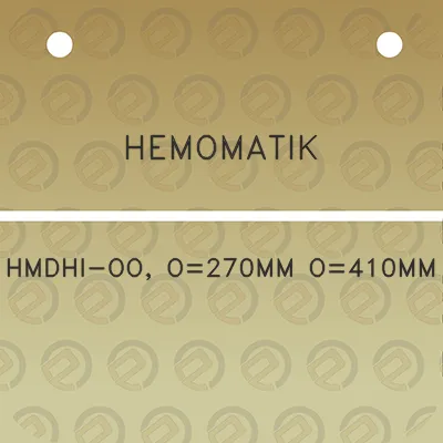 hemomatik-hmdhi-oo-o270mm-o410mm