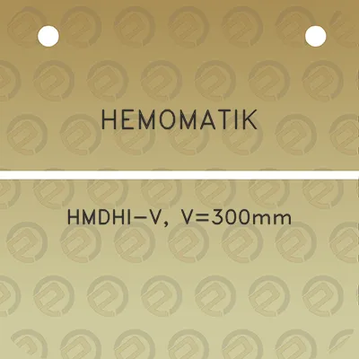 hemomatik-hmdhi-v-v300mm