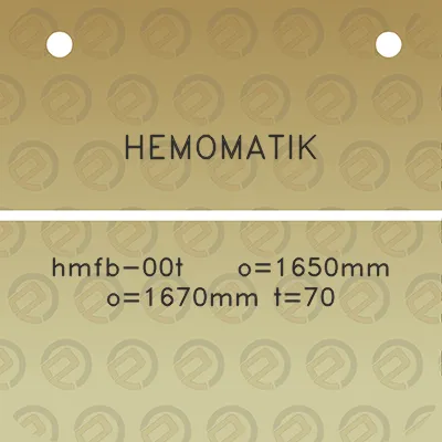 hemomatik-hmfb-00t-o1650mm-o1670mm-t70