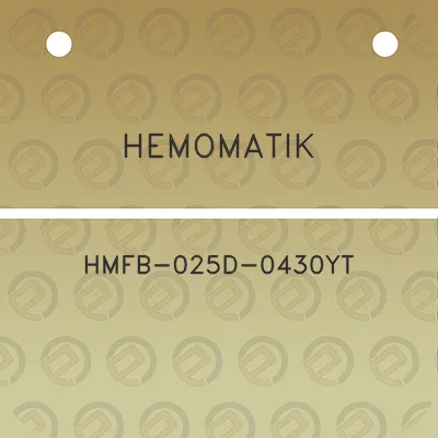 hemomatik-hmfb-025d-0430yt