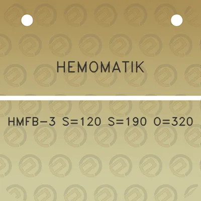 hemomatik-hmfb-3-s120-s190-o320