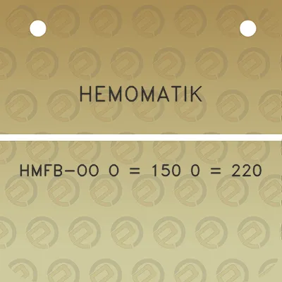 hemomatik-hmfb-oo-o-150-0-220