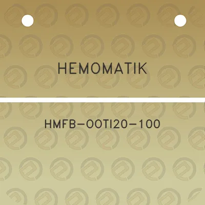 hemomatik-hmfb-ooti20-100