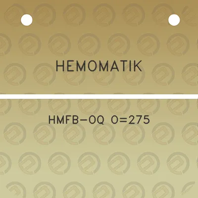 hemomatik-hmfb-oq-o275