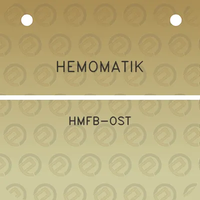 hemomatik-hmfb-ost