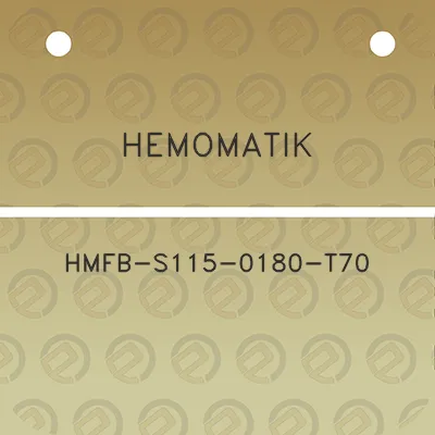 hemomatik-hmfb-s115-0180-t70