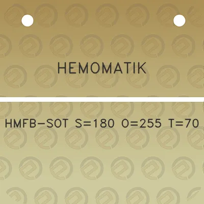 hemomatik-hmfb-sot-s180-o255-t70