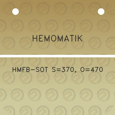 hemomatik-hmfb-sot-s370-o470