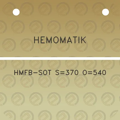 hemomatik-hmfb-sot-s370-o540