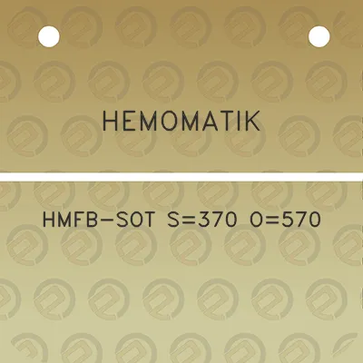 hemomatik-hmfb-sot-s370-o570