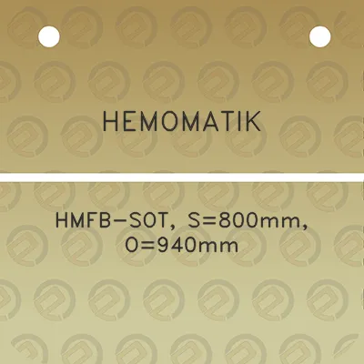 hemomatik-hmfb-sot-s800mm-o940mm