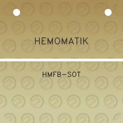 hemomatik-hmfb-sot