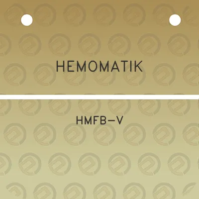 hemomatik-hmfb-v