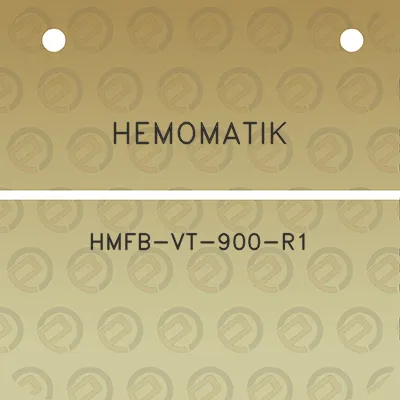 hemomatik-hmfb-vt-900-r1