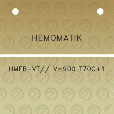 hemomatik-hmfb-vt-v900-t70c1