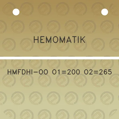 hemomatik-hmfdhi-oo-o1200-o2265